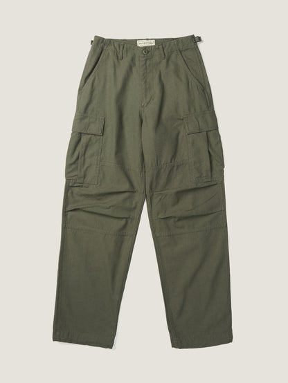EASE WASHED CARGO PANTS [ Washed Khaki ]