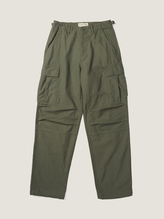 EASE WASHED CARGO PANTS [ Washed Khaki ]