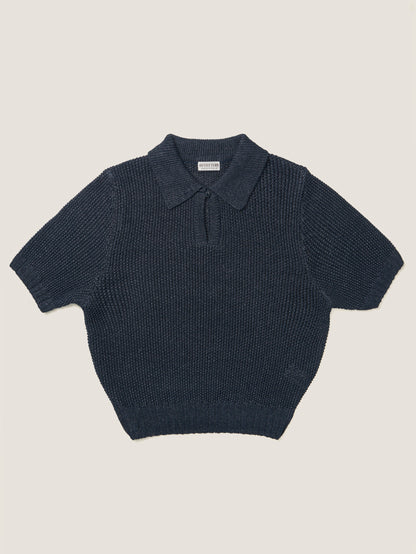 LOW GAUGE SKIPPER SWEATER New Season [ Indigo Navy ]