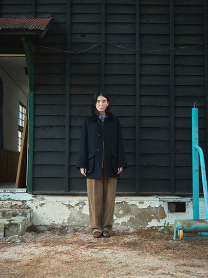 VERMONT HALF COAT [ Rich Black ]