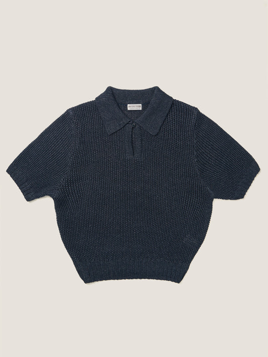 LOW GAUGE SKIPPER SWEATER New Season [ Indigo Navy ]