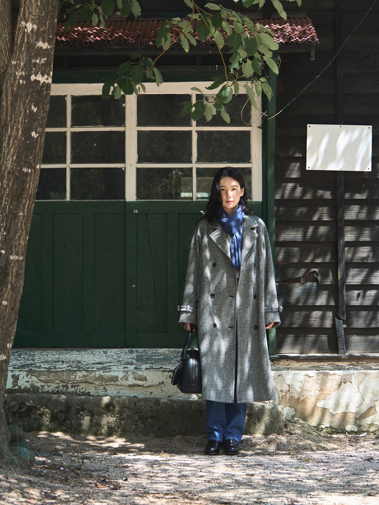 SHELBY COAT [ Black Donegal Tweed ] 2nd pre-order