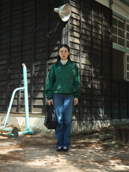 SHAWL COLLAR SWEATSHIRT [ British Green ]