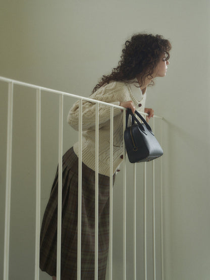 (-20%) CREAM TEA CABLE CARDIGAN [ Cream ]