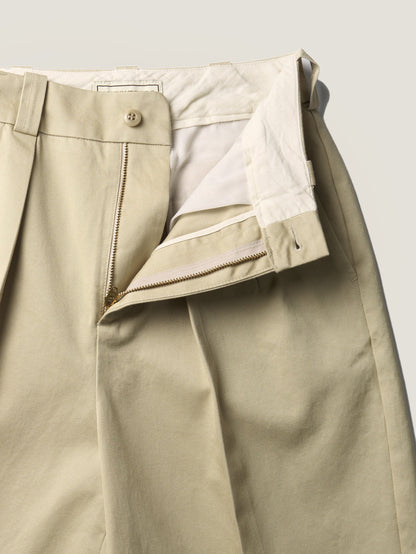 50's AMERICAN CHINO SHORTS [ Military Beige ]