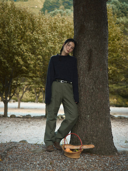 MONTBLANC ROLLNECK SWEATER [ Night Navy ]