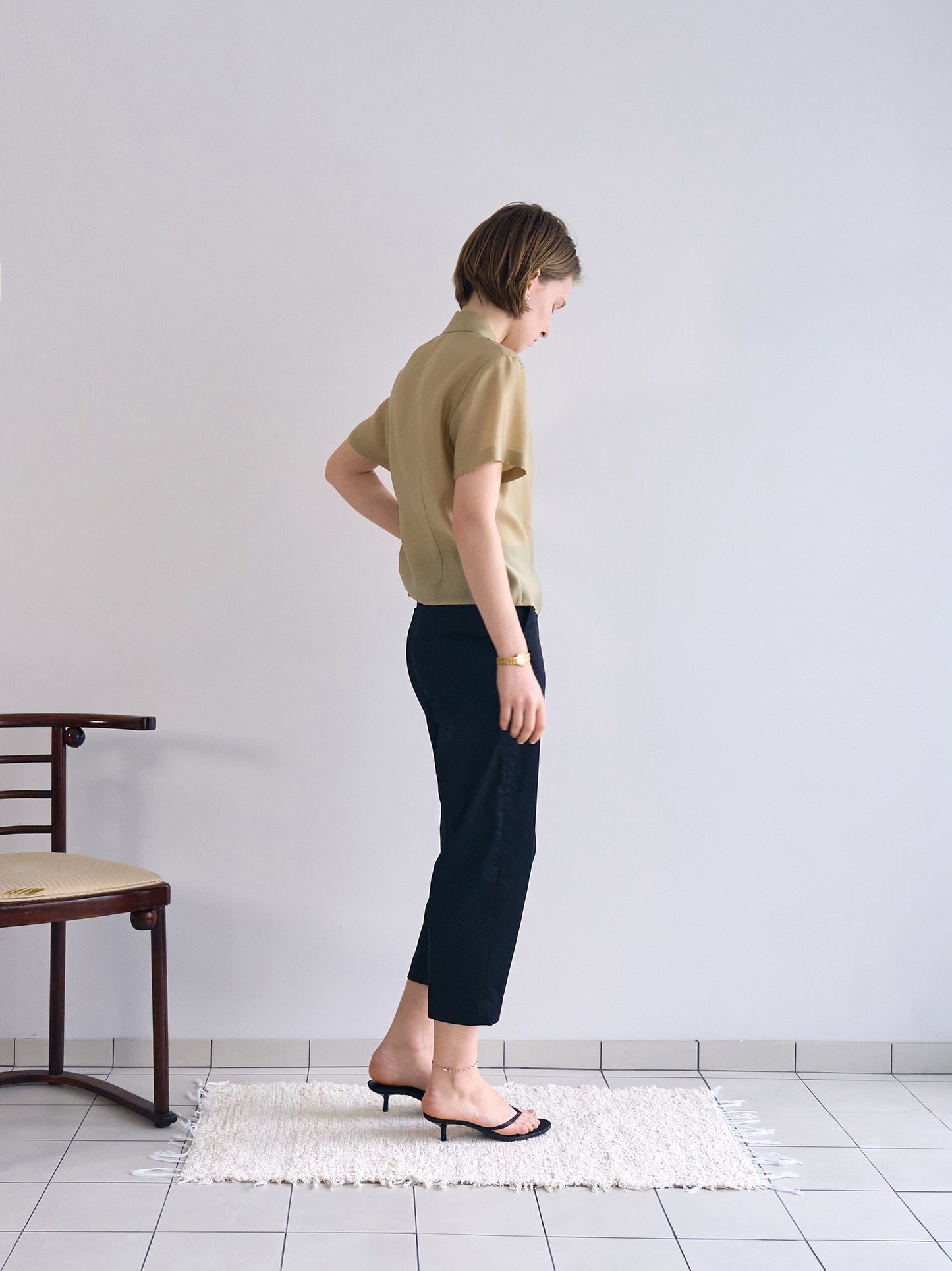 PATRICIA ANKLE PANTS [ Classic Black ]