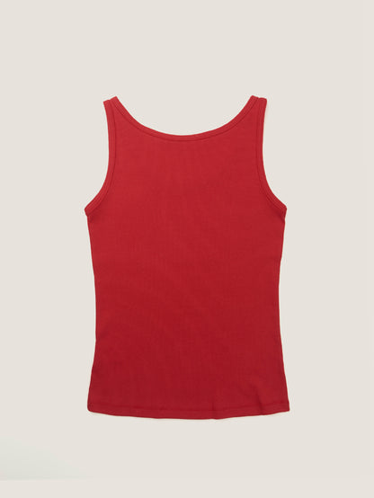 SOFT STRETCH SLEEVELESS [ Rouge ]