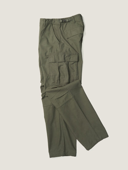 EASE WASHED CARGO PANTS [ Washed Khaki ]