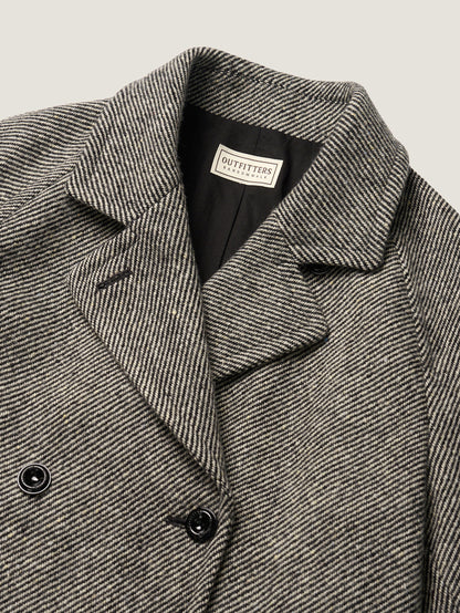 SHELBY COAT [ Black Donegal Tweed ] 2nd pre-order