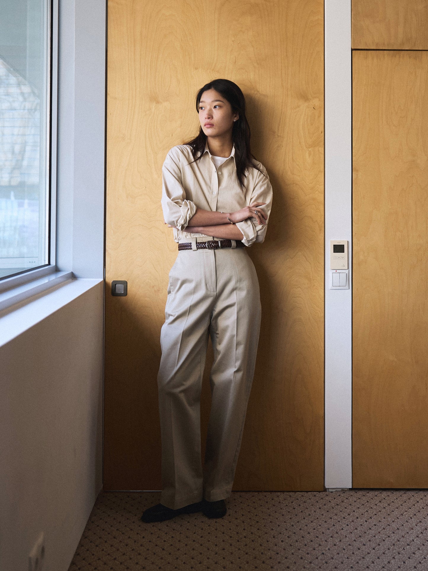 MARTHA LIGHT COTTON SHIRT [ Neutral ]