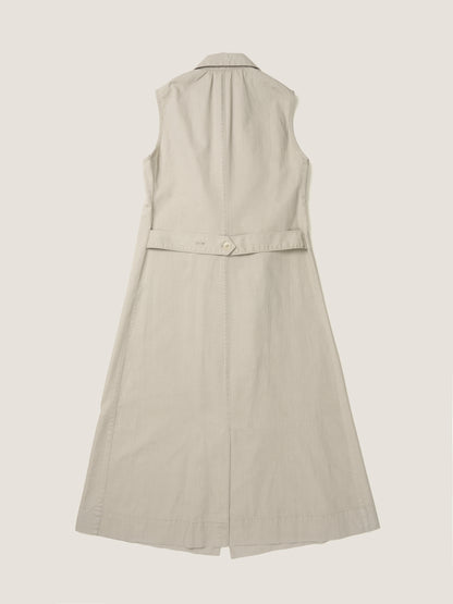IRIS CHORE DRESS [ Greige ]