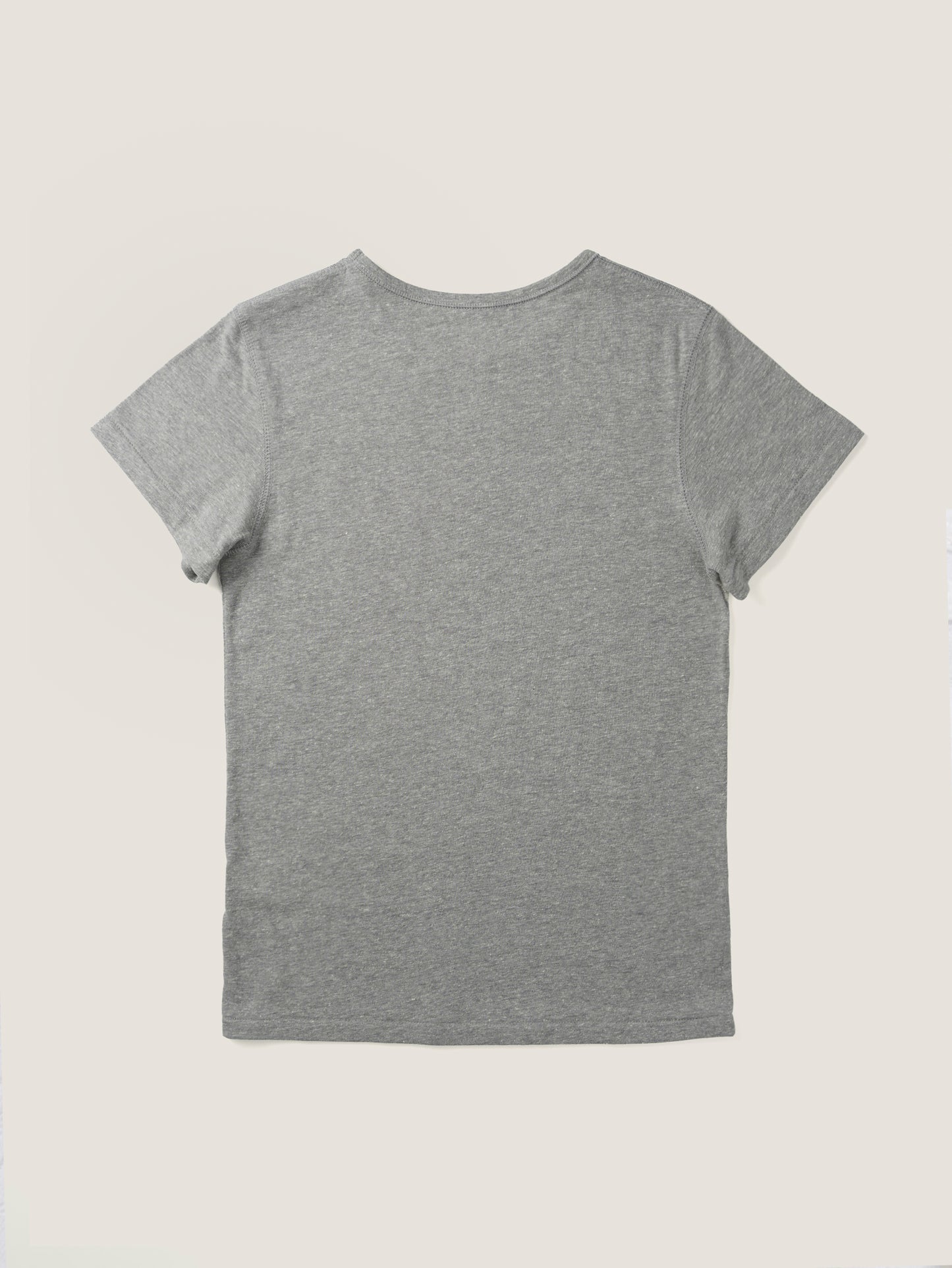 ALWAYS CREW NECK T-SHIRT [ Melange Gray ]