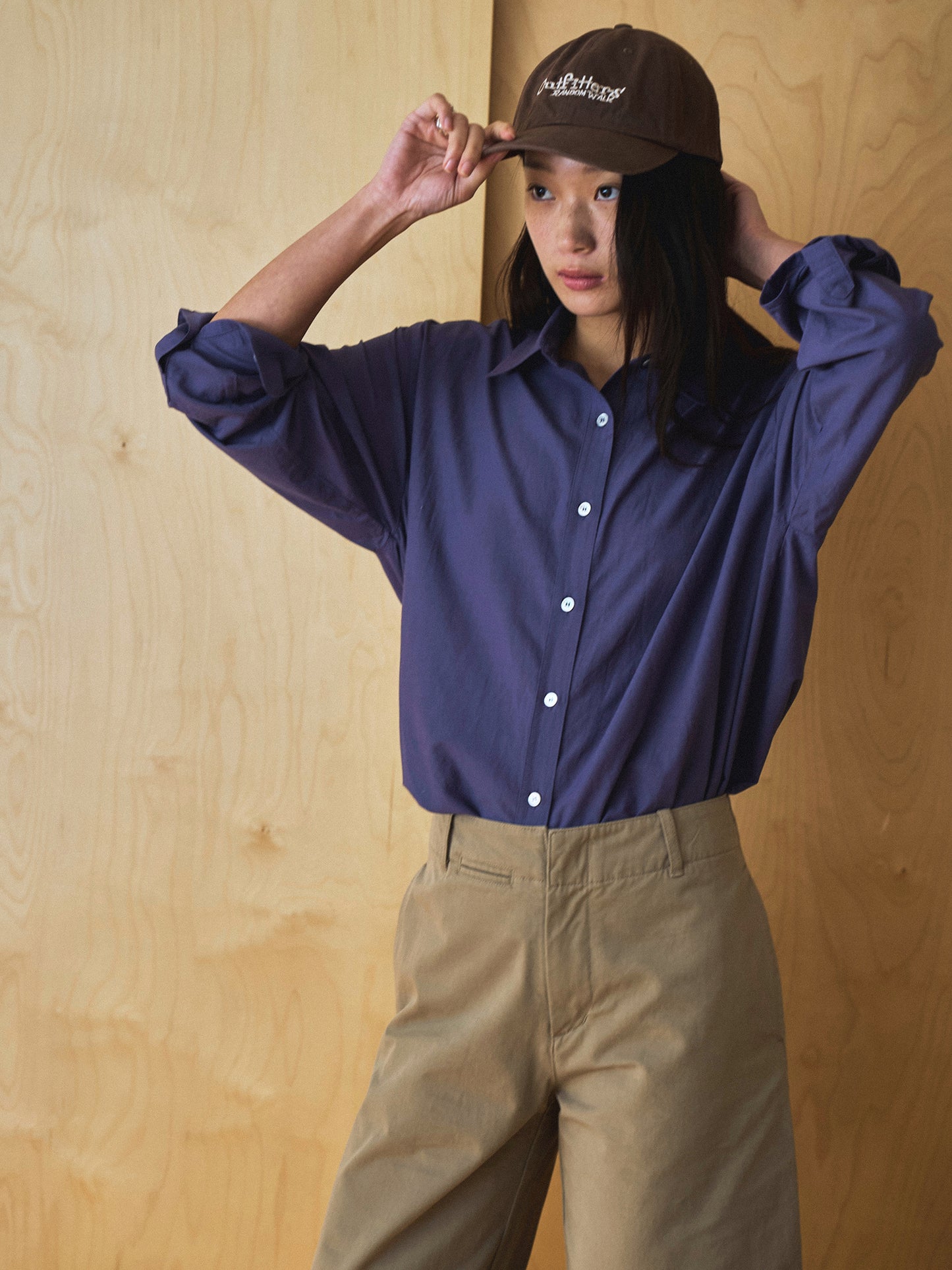 OUTFITTERS WASHED COTTON CAP [ Walnut Brown ]