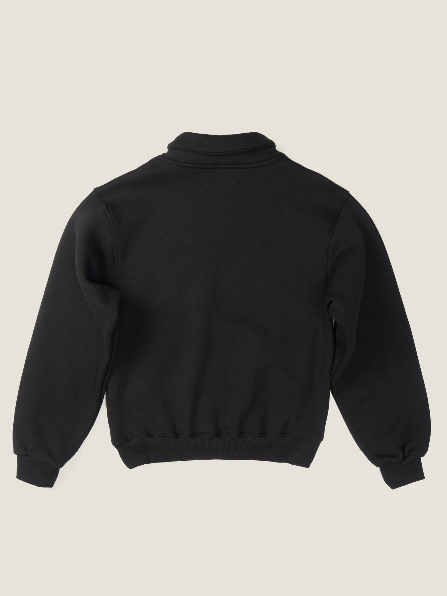 SHAWL COLLAR SWEATSHIRT [ Deep Black ]