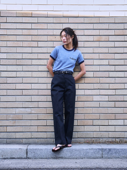 OUTFITTERS LOGO RINGER T-SHIRT [ Vintage Blue ]