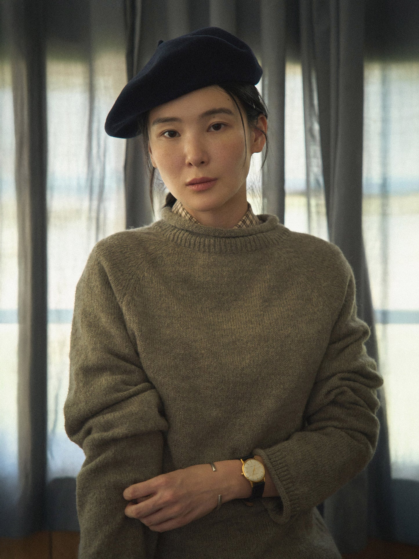 MONTBLANC ROLLNECK SWEATER [ Mocha Beige ]