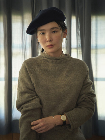 MONTBLANC ROLLNECK SWEATER [ Mocha Beige ]