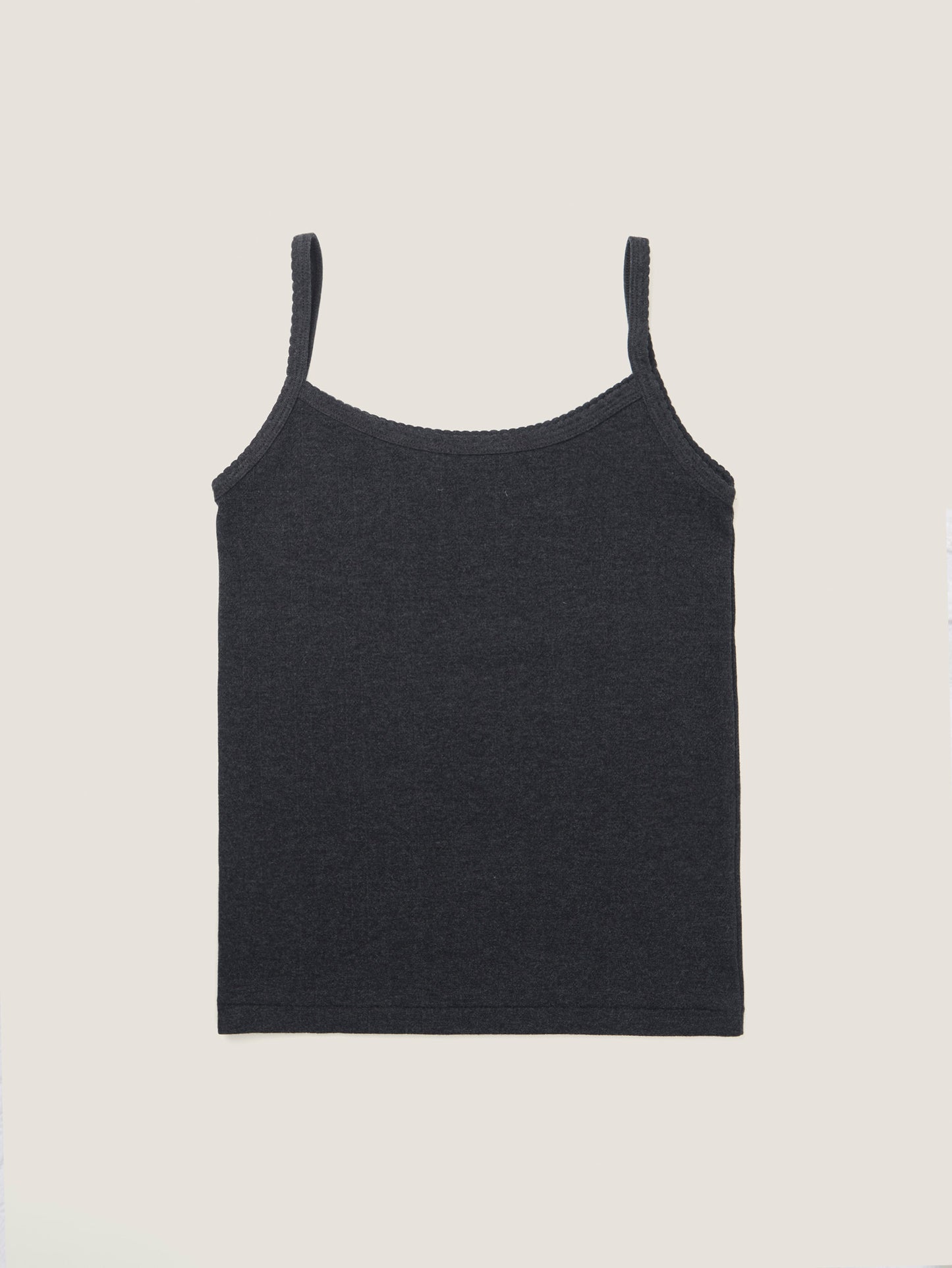 SCALLOPED TRIM SLEEVELESS [ Blend Gray ]