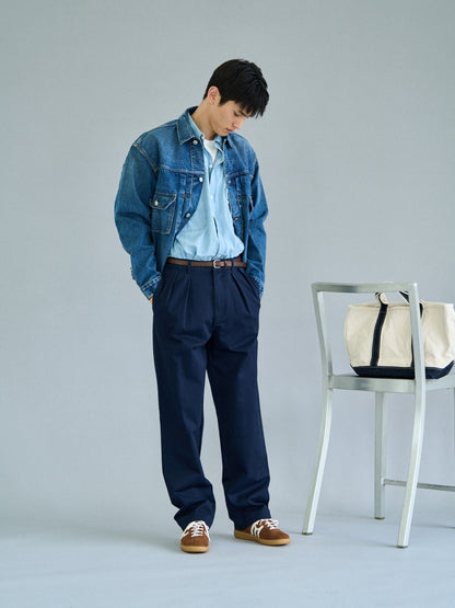 RELAXED TAPERED CHINO [ Navy ]