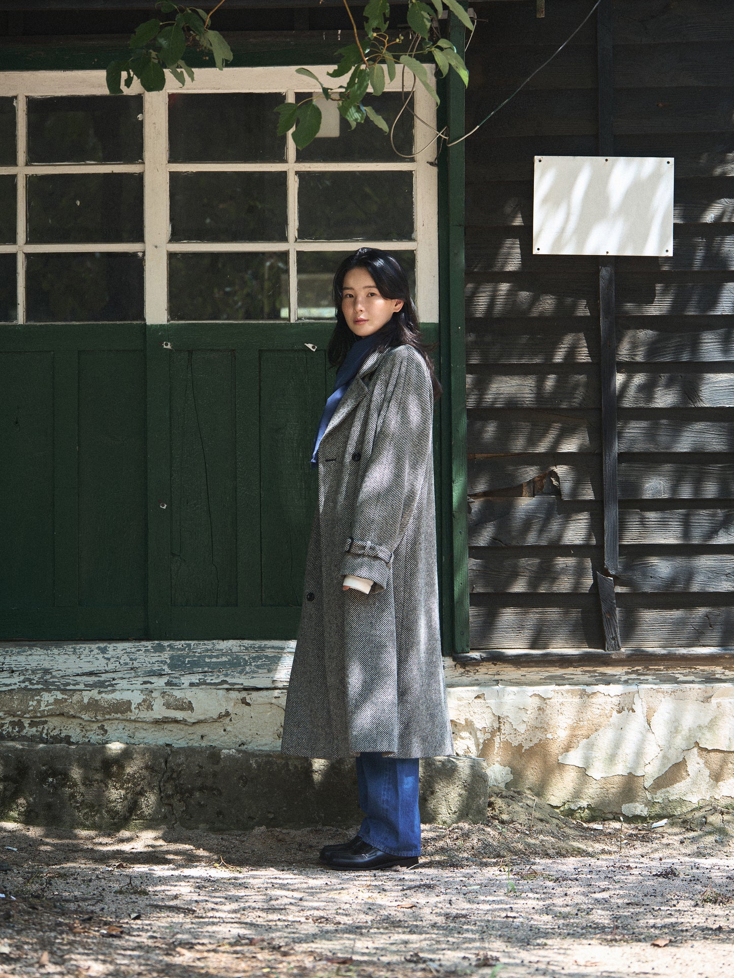 SHELBY COAT [ Black Donegal Tweed ] 2nd pre-order