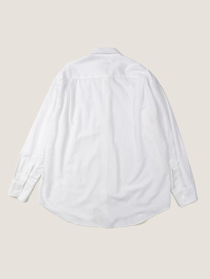 MARTHA LIGHT COTTON SHIRT [ Pure White ]