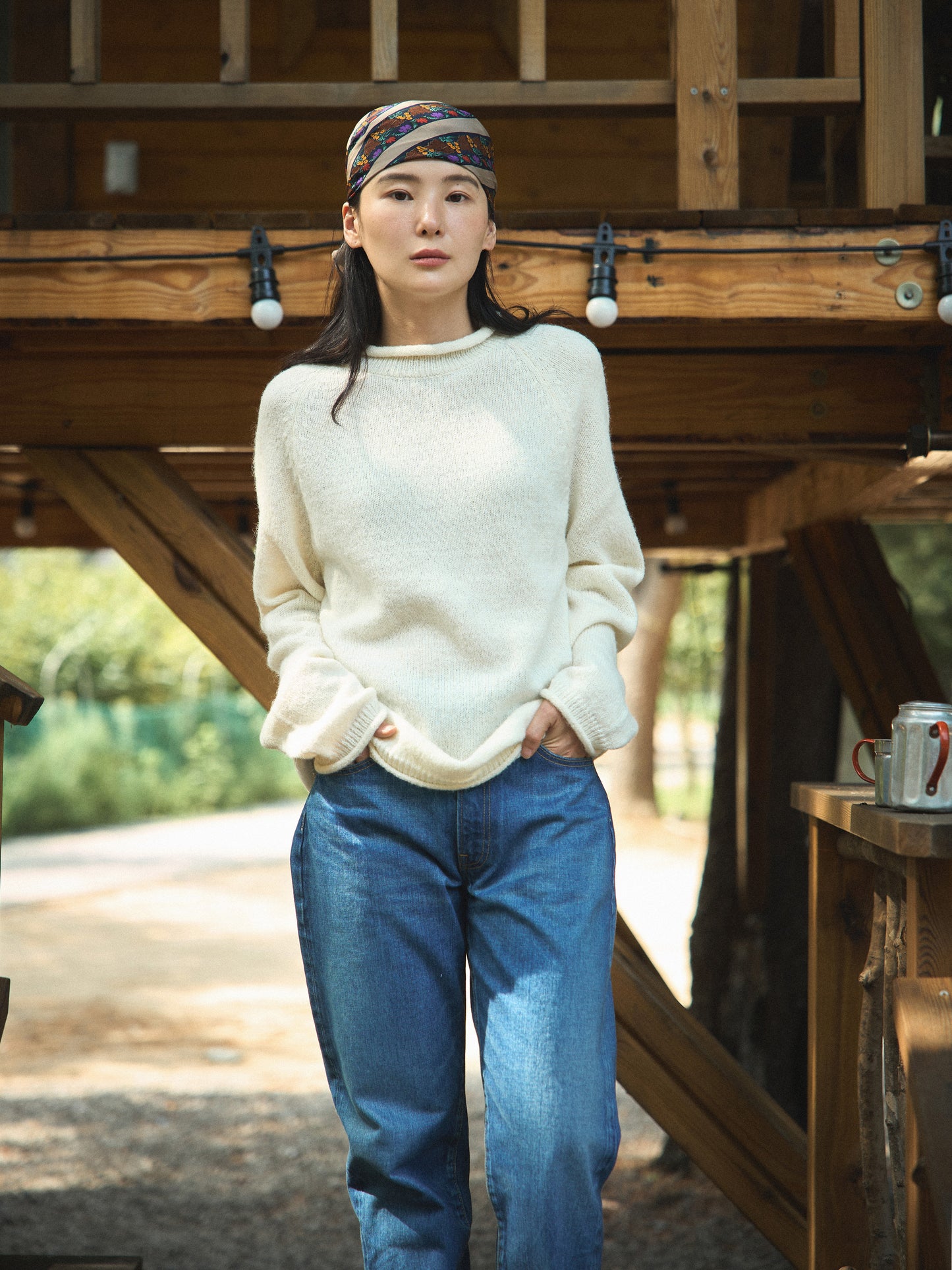 MONTBLANC ROLLNECK SWEATER [ Pure Ivory ]