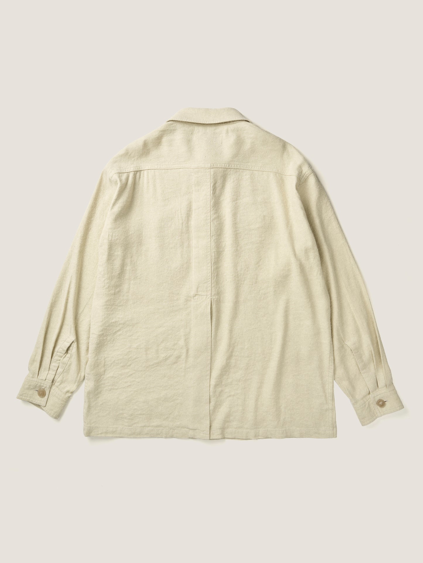 CAROLINE SILK LINEN JACKET [ Natural ]