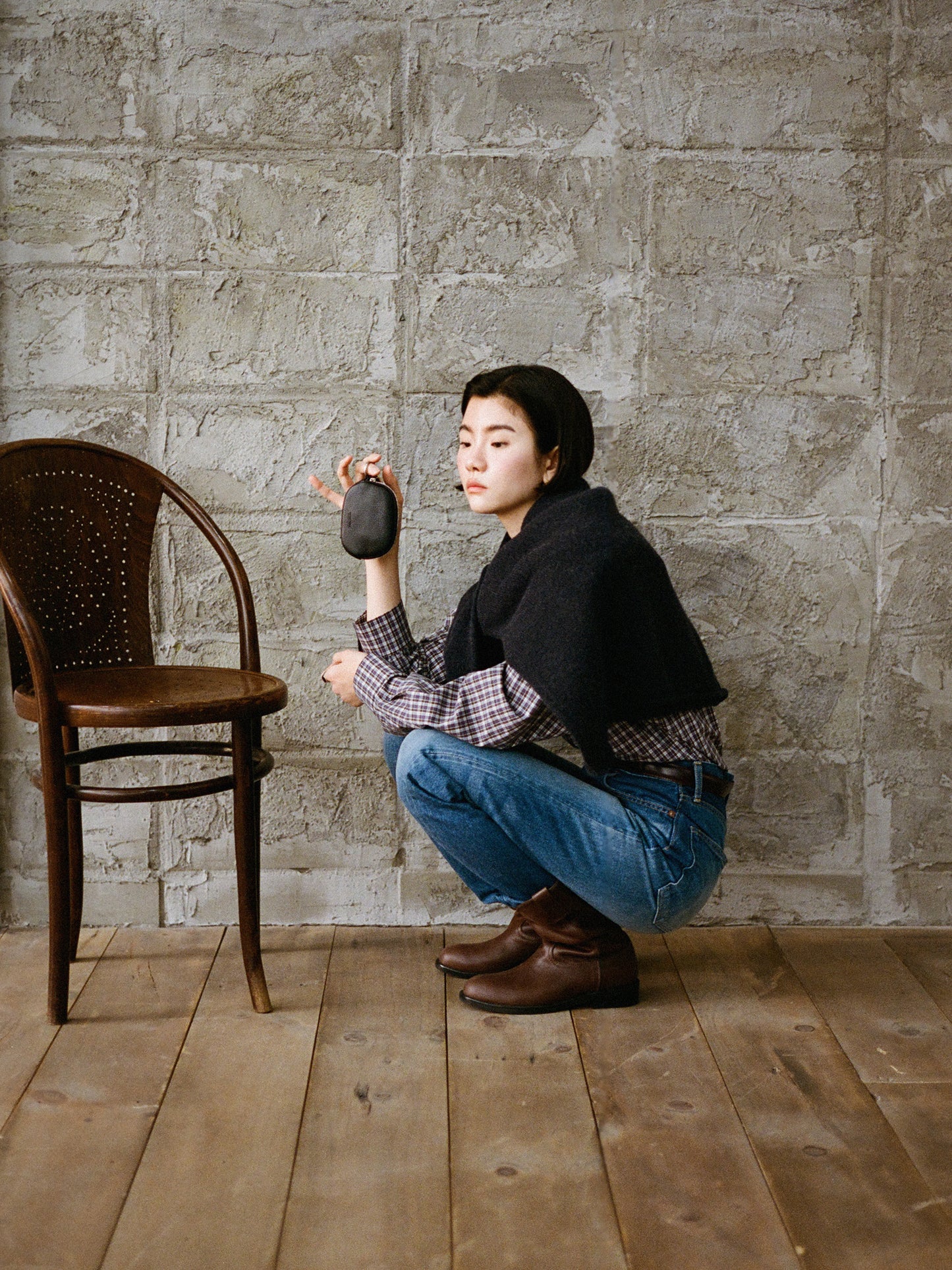 SABLÉ MINI PURSE [ Soft Black ]