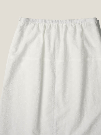 (-30%) AIÒLA LONG SKIRT [ Pure White ]