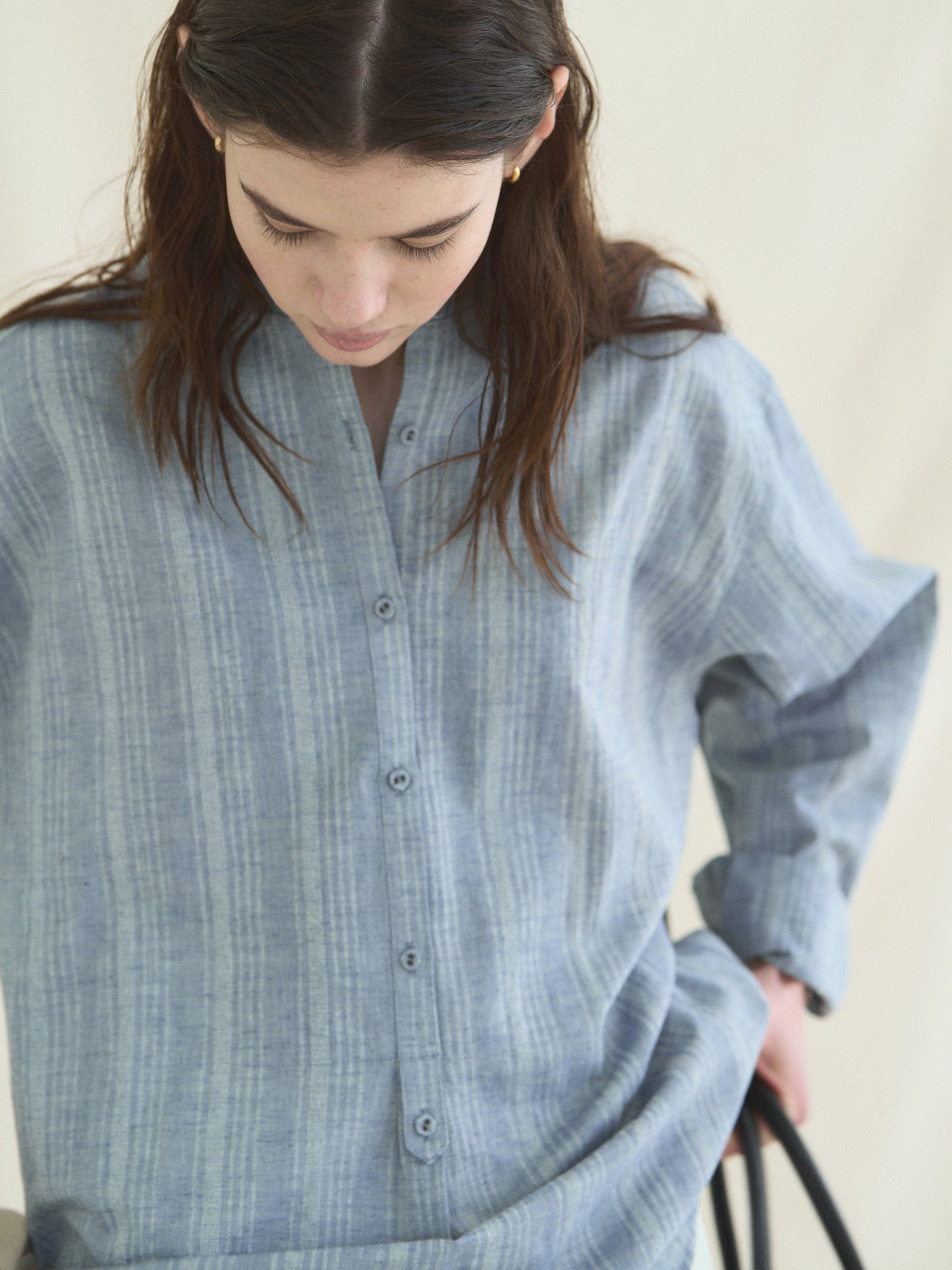 (-30%) BREAKFAST LONG SHIRT [ Denim Blue ]
