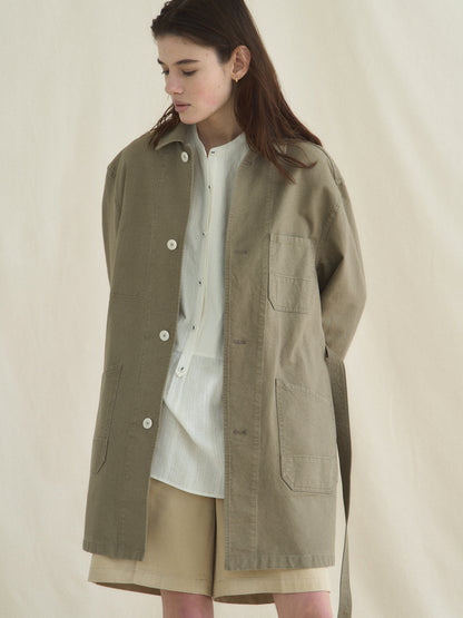 (-30%) ATELIER LONG JACKET [ Dessert Beige ]