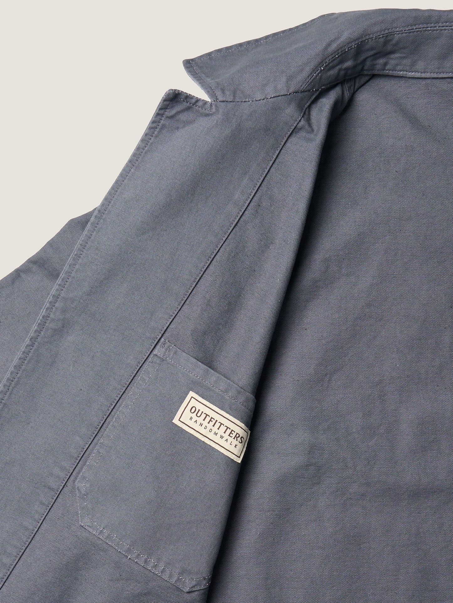 (-30%) ATELIER LONG JACKET [ Smokey Blue ]