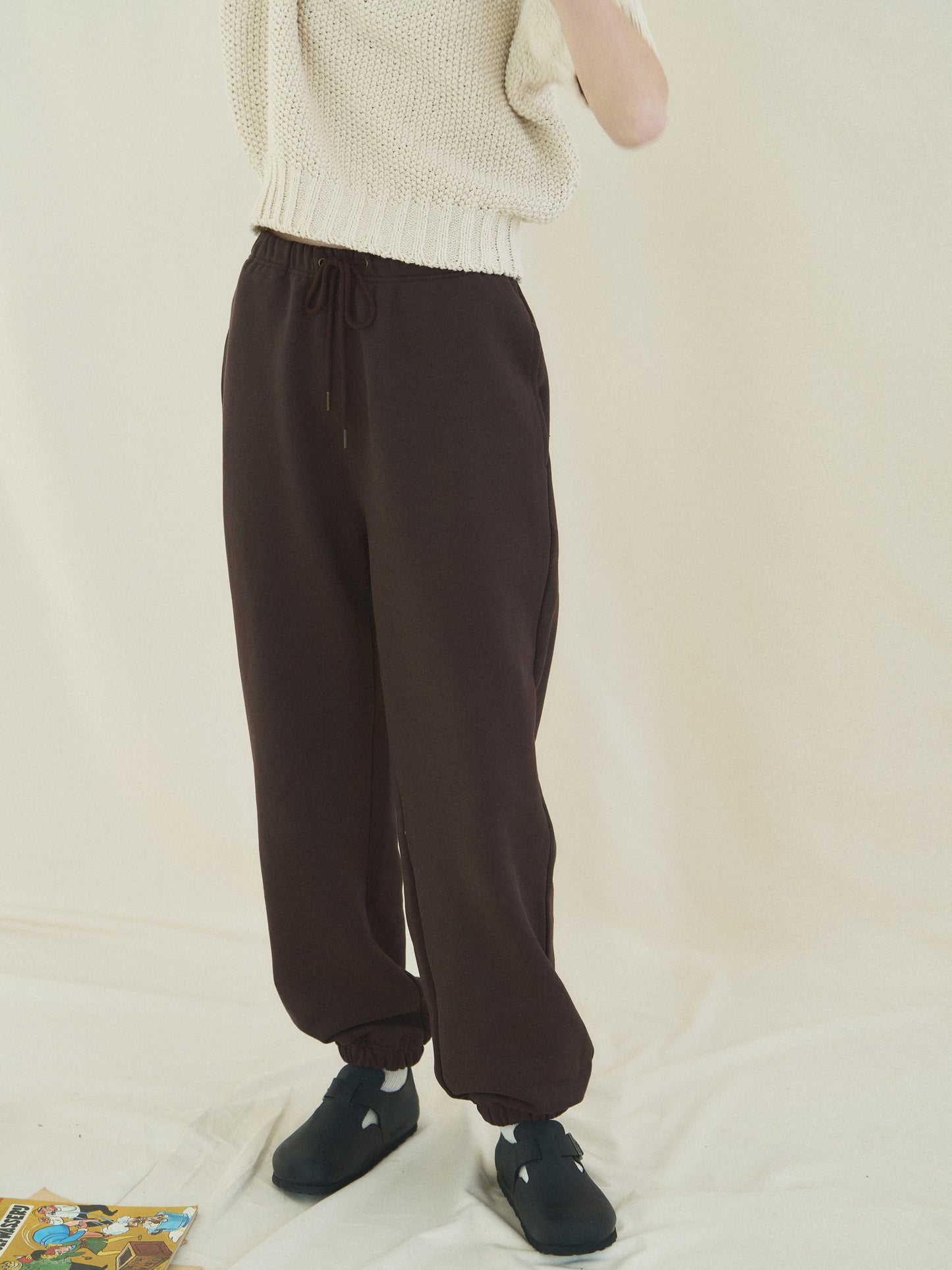 ALL DAY SWEATPANTS [ Chocolate Brown ]