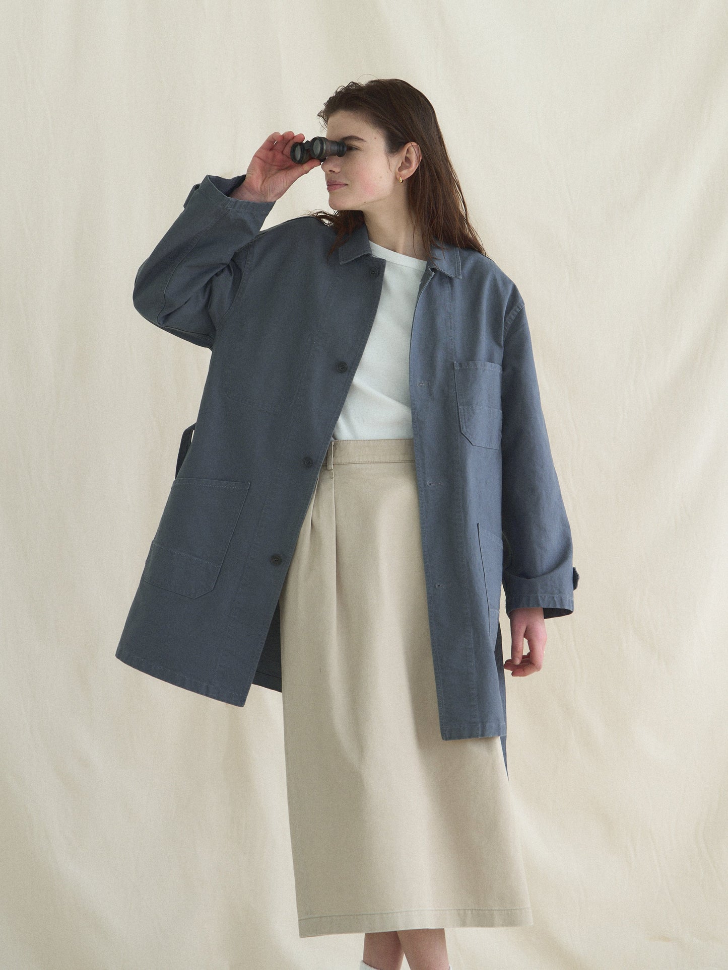 SOFTNESS 3/4 SLEEVE TEE [ White ]  - 2nd Restock