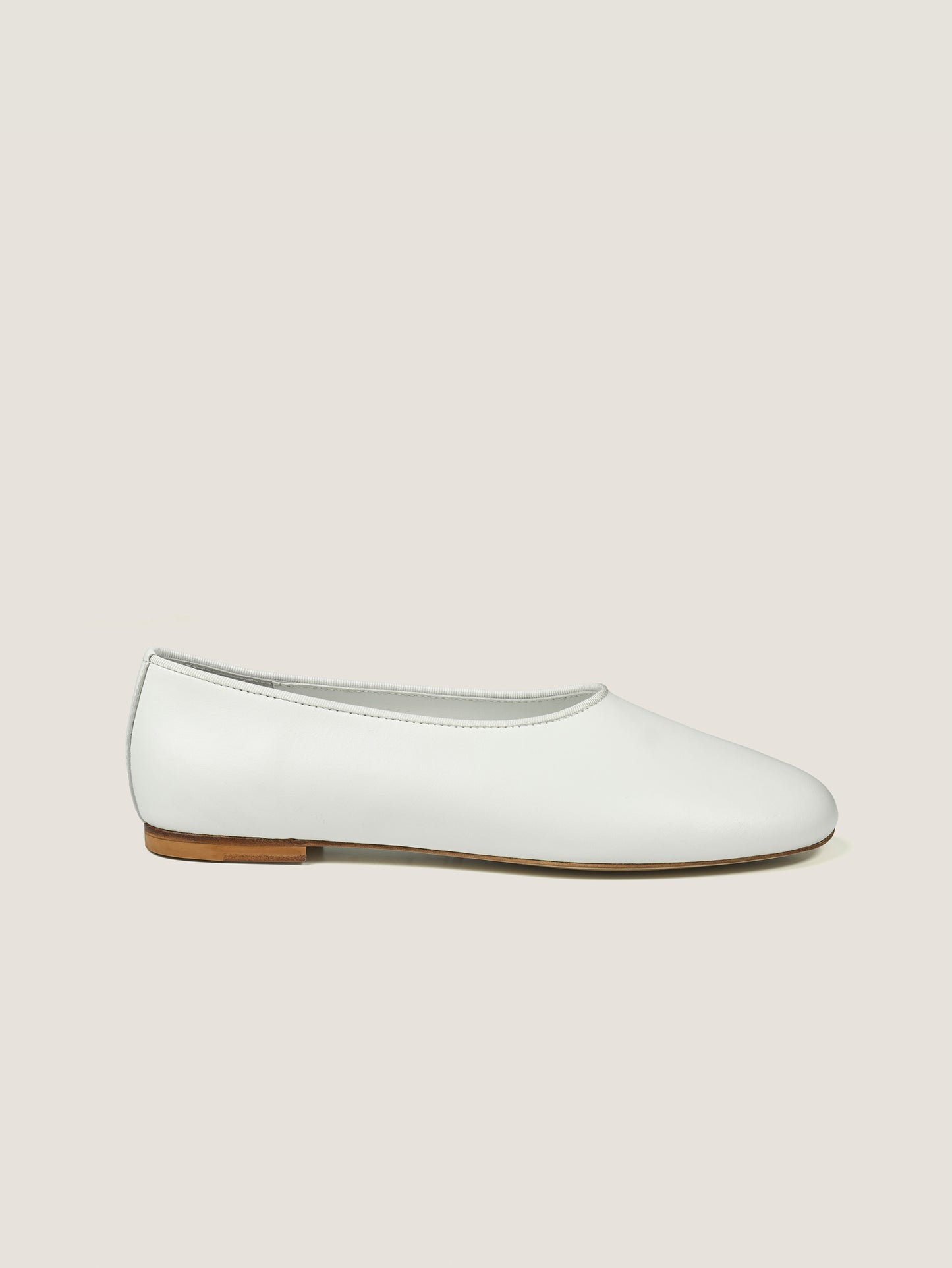 GRACE OPERA FLATS [ Clean White ] Italian Leather