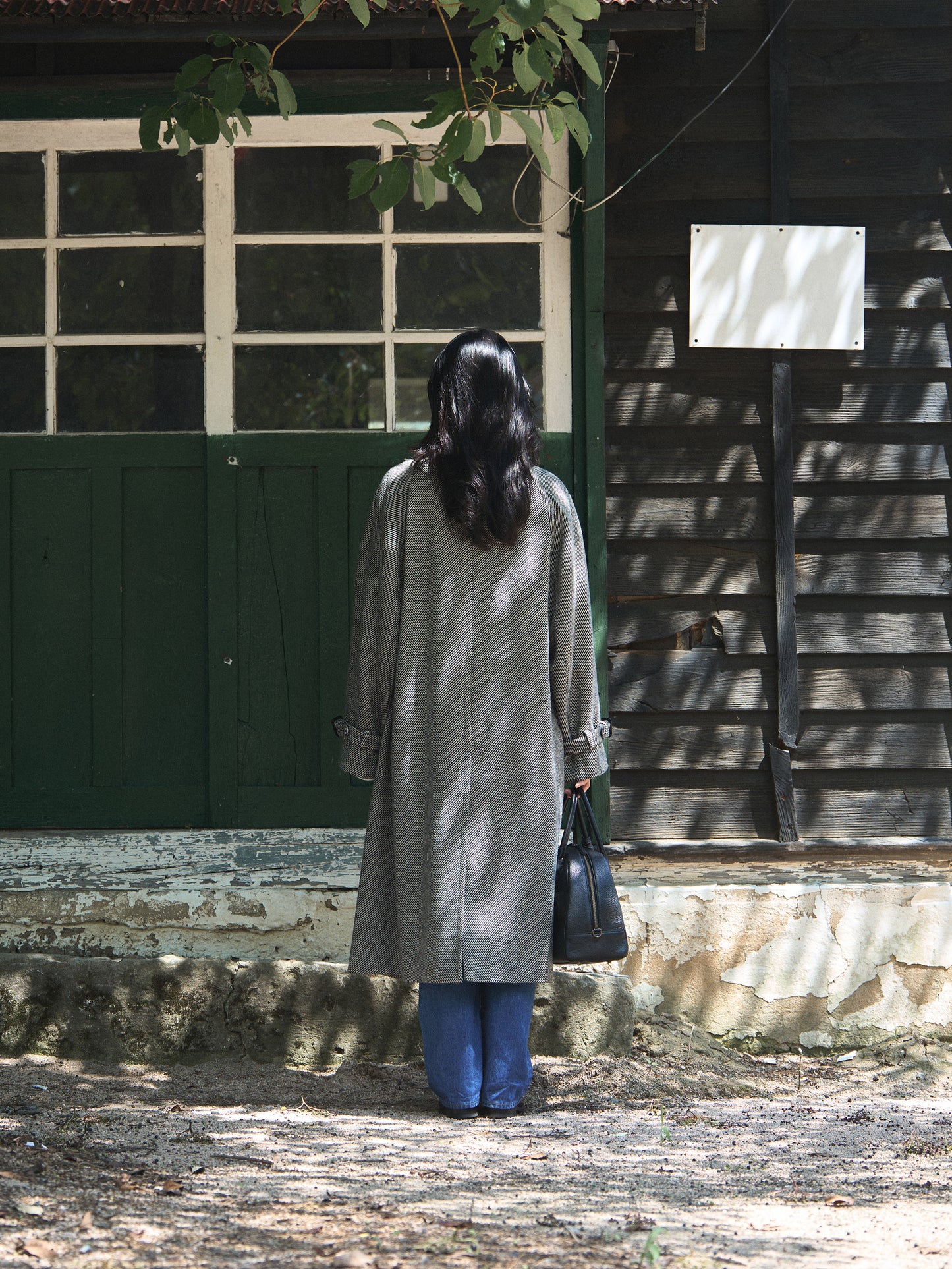 SHELBY COAT [ Black Donegal Tweed ] 2nd pre-order