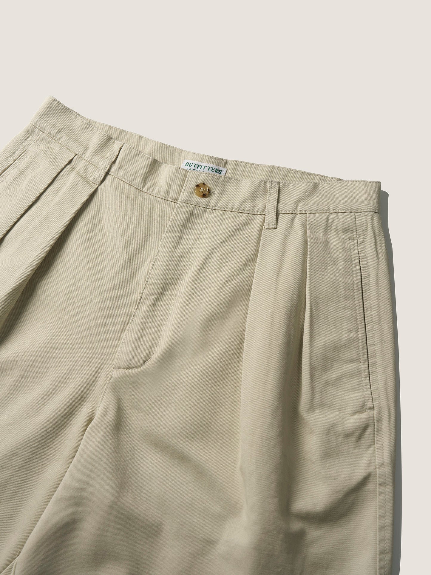 EASY FIT SHORTS [ Light Beige ]