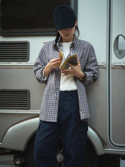 EASE WASHED CARGO PANTS [ Washed Navy ]