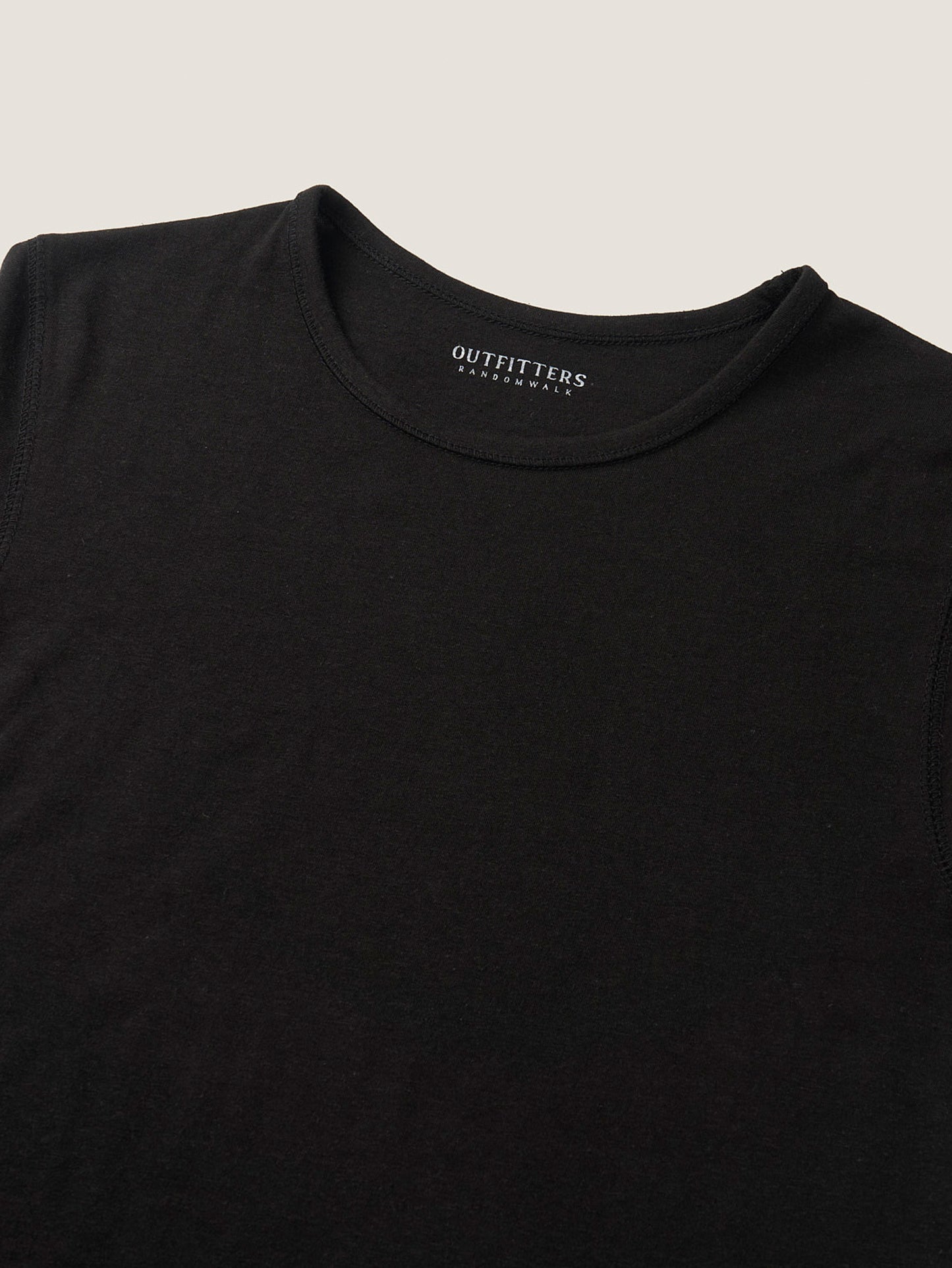 ALWAYS CREW NECK T-SHIRT [ Black ]