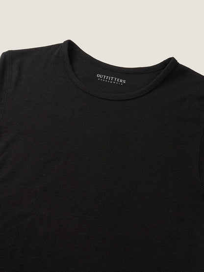 ALWAYS CREW NECK T-SHIRT [ Black ]