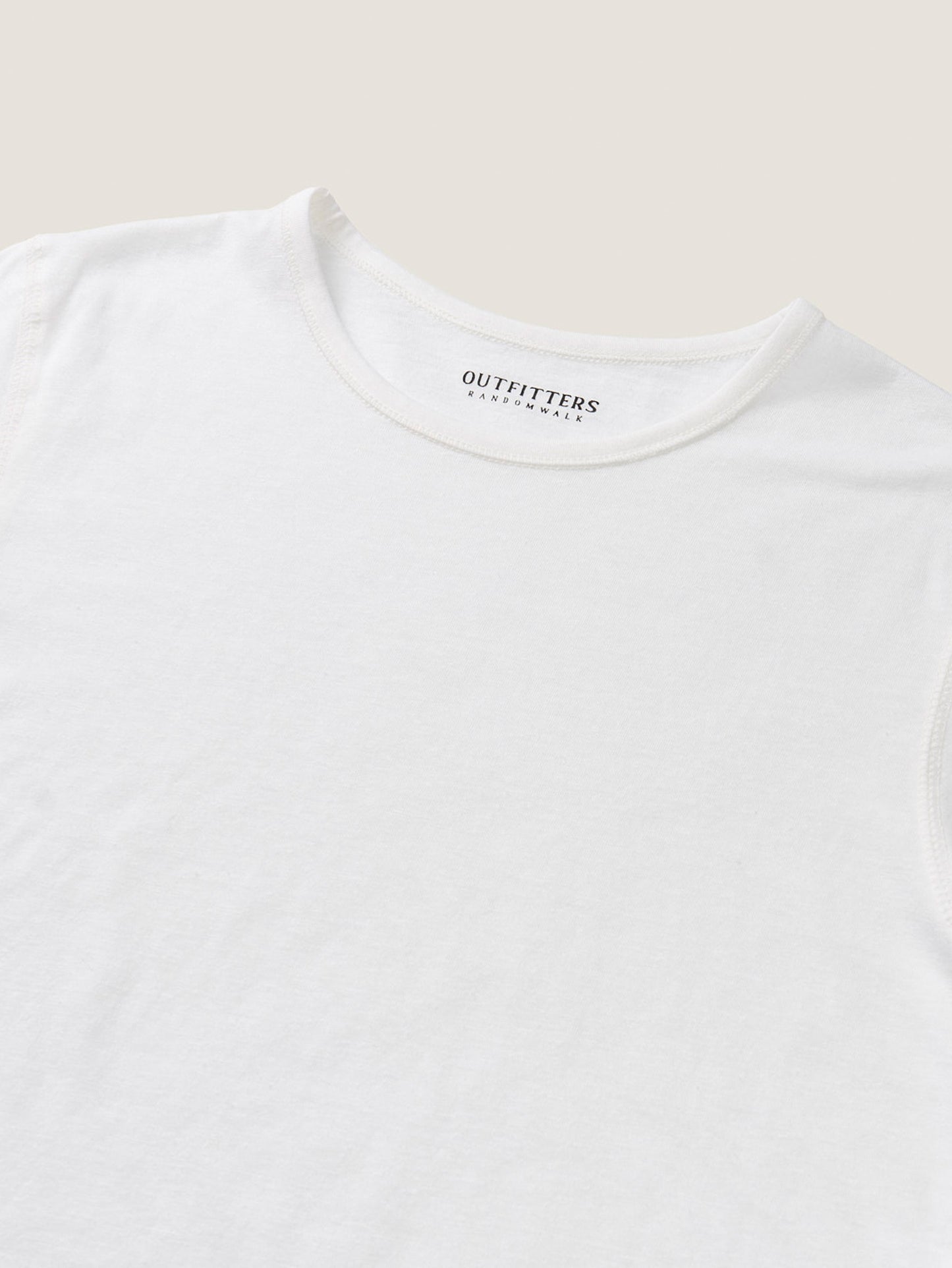 ALWAYS CREW NECK T-SHIRT [ White ]