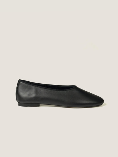 GRACE OPERA FLATS [ Classic Black ] Italian Leather