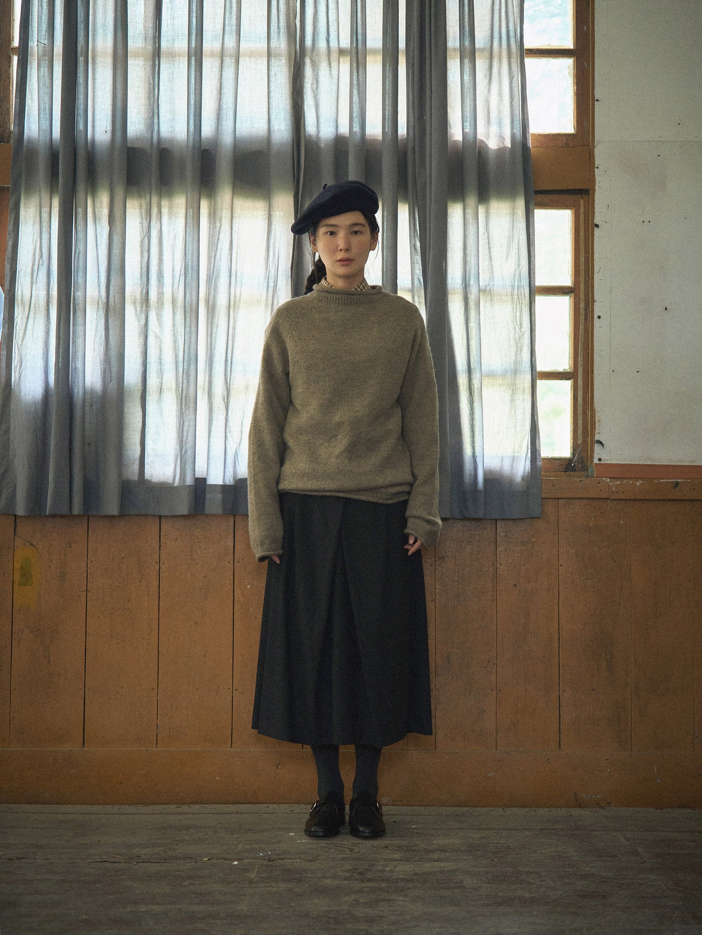 MONTBLANC ROLLNECK SWEATER [ Mocha Beige ]