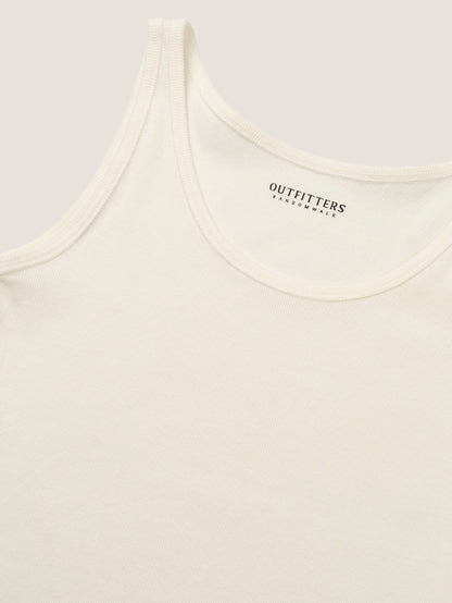 SOFT STRETCH SLEEVELESS [ White ]
