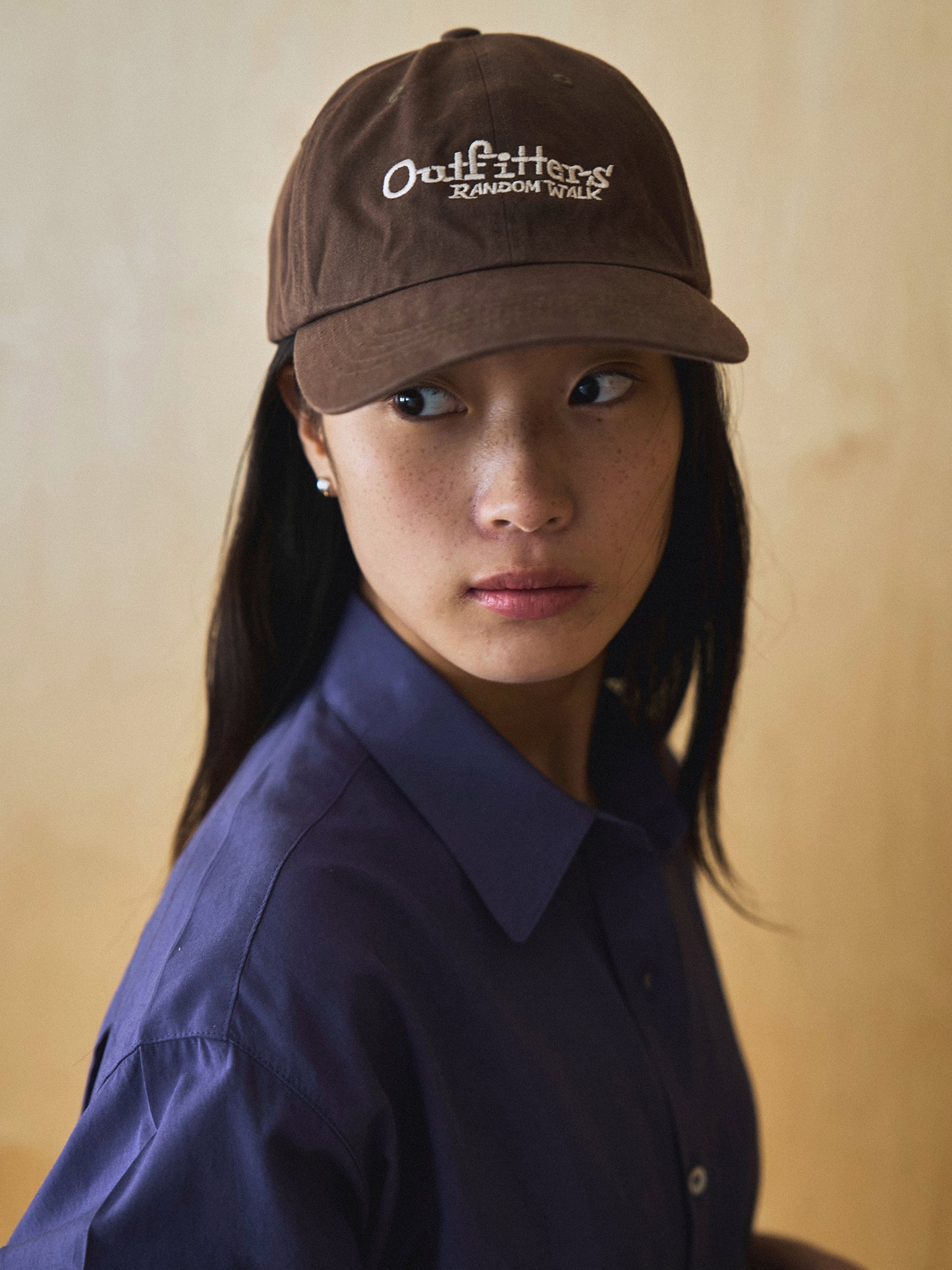 OUTFITTERS WASHED COTTON CAP [ Walnut Brown ]