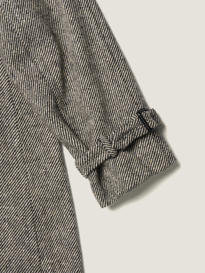 SHELBY COAT [ Black Donegal Tweed ] 2nd pre-order