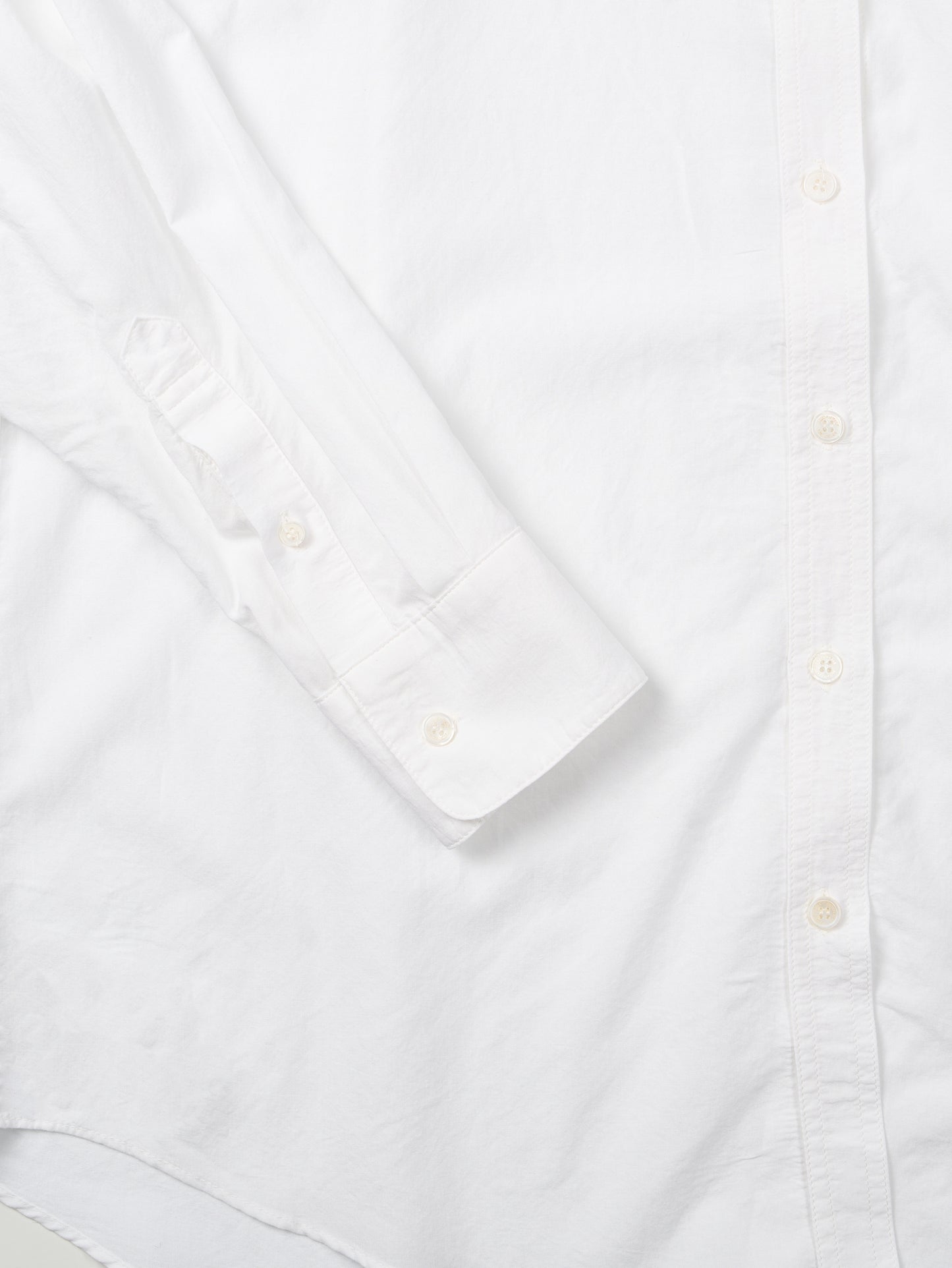 MARTHA LIGHT COTTON SHIRT [ Pure White ]