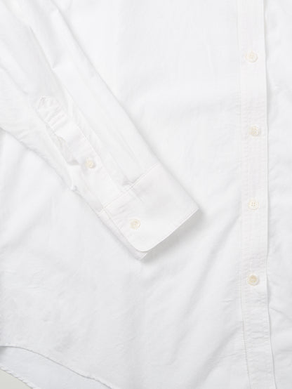 MARTHA LIGHT COTTON SHIRT [ Pure White ]