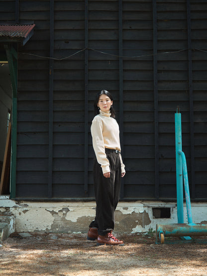 SALLY'S WAFFLE TURTLE TEE [ Biscuit Beige ] New Season